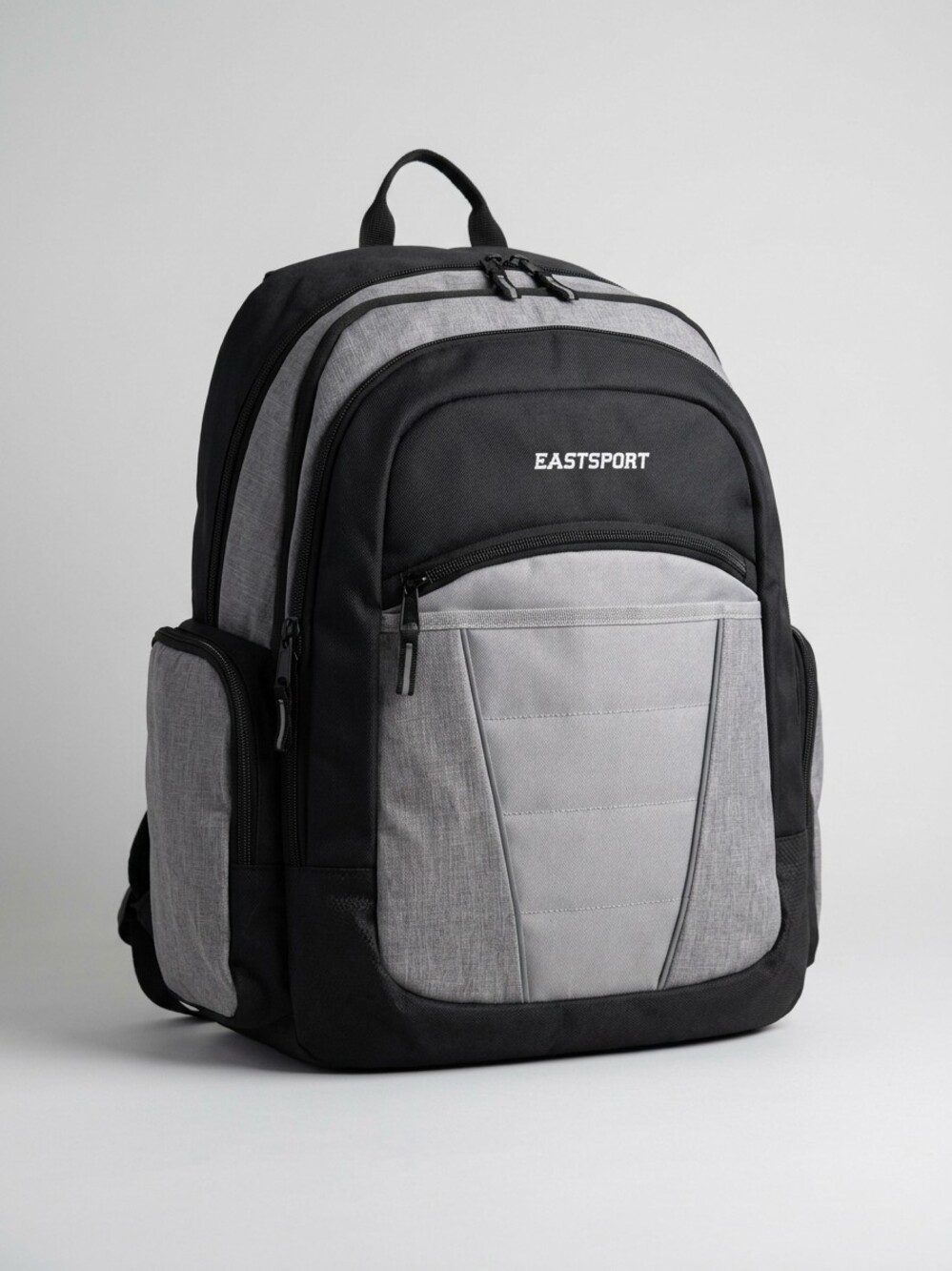 Eastsport Backpack with Charging Cord 2 Large Pockets 2 Side Pockets